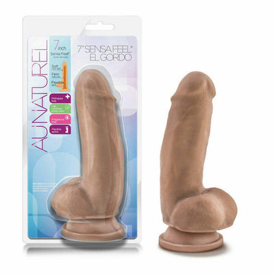 Au Naturel El Gordo Latin Realistic Dildo - 7 Inches | Blush - The Dildo Hub