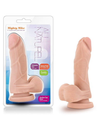 Au Naturel Mighty Mike Dual Density Realistic Dildo - 5.75 Inches | Blush - The Dildo Hub