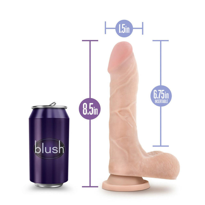 Au Naturel Mister Perfect Beige Realistic Dildo - 8.75 Inches | Blush - The Dildo Hub