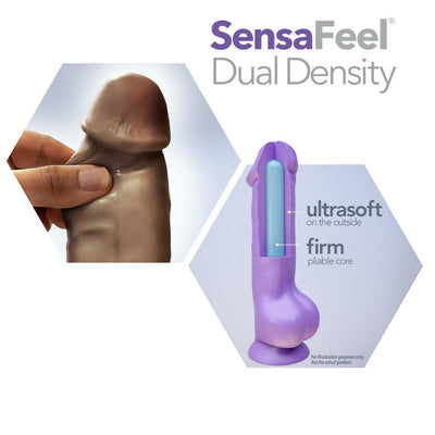 Au Naturel Mr. Perfect Chocolate Realistic Dildo - 8.50 Inches | Blush - The Dildo Hub