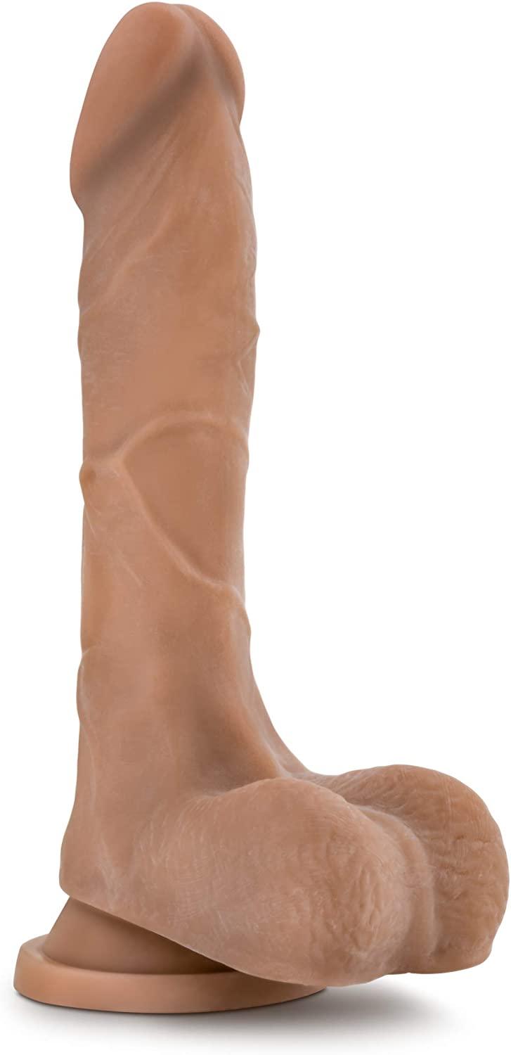 Au Naturel Mr. Perfect Mocha Realistic Dildo - 8.50 Inches | Blush - The Dildo Hub