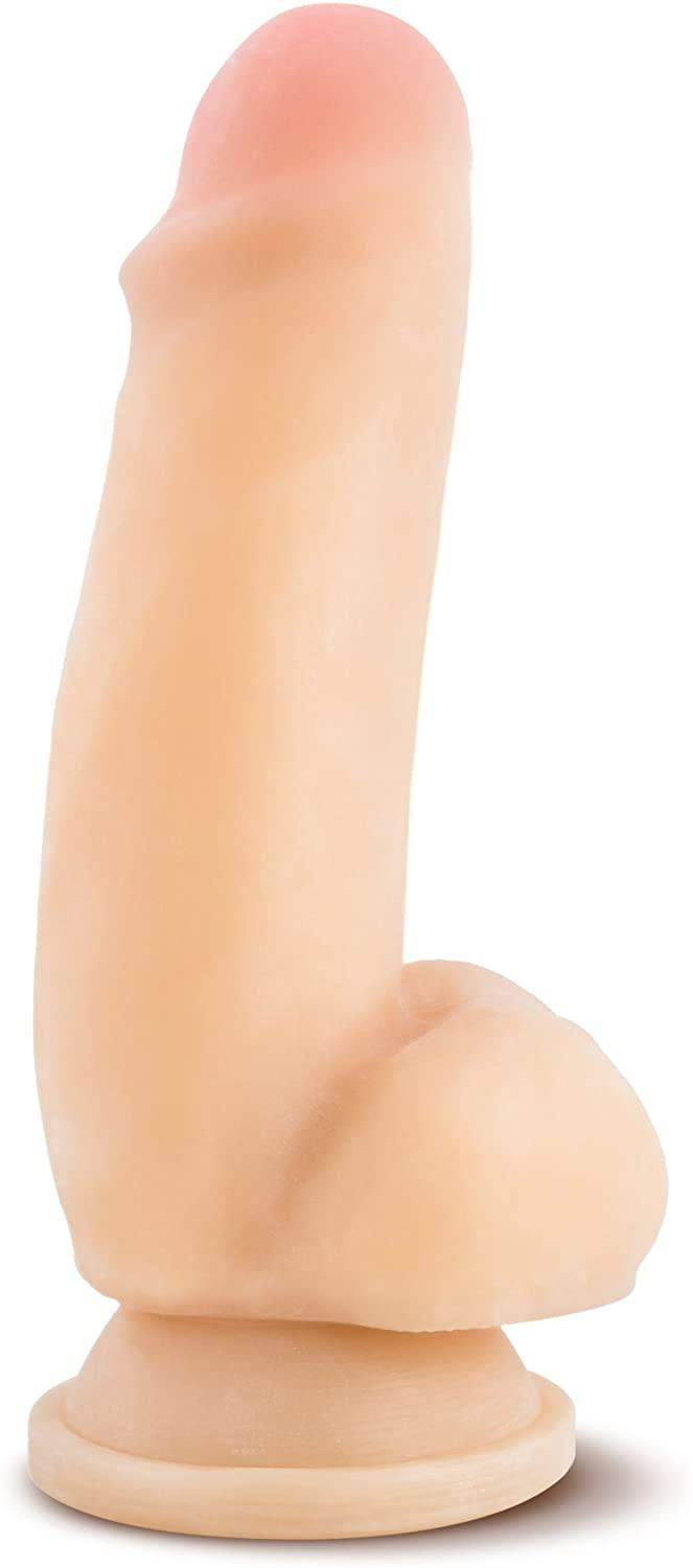 Au Naturel Sensa Feel® Beige Fat Boy Realistic Dildo - 7 Inches | Blush - The Dildo Hub