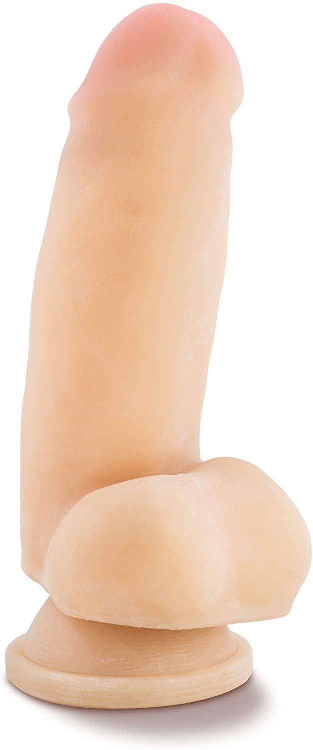 Au Naturel Sensa Feel® Beige Fat Boy Realistic Dildo - 7 Inches | Blush - The Dildo Hub