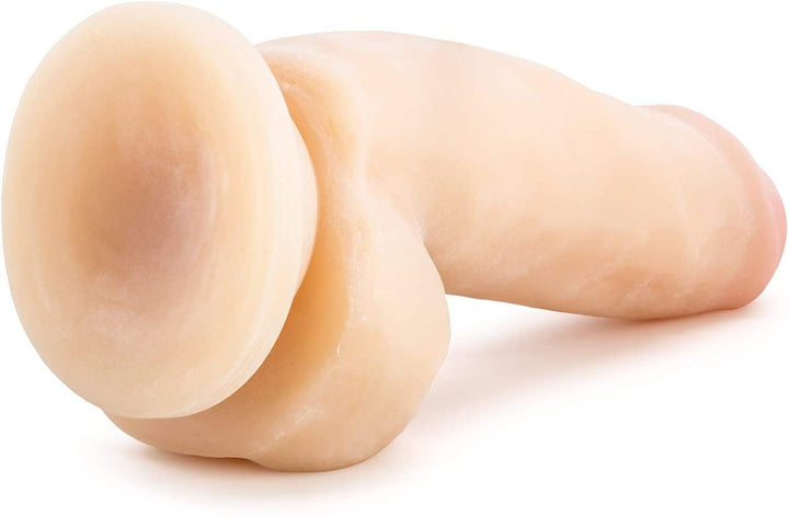 Au Naturel Sensa Feel® Beige Fat Boy Realistic Dildo - 7 Inches | Blush - The Dildo Hub