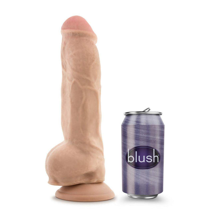 Au Naturel Vanilla Big Boy Dual Density Realistic Dildo - 10 Inches | Blush - The Dildo Hub