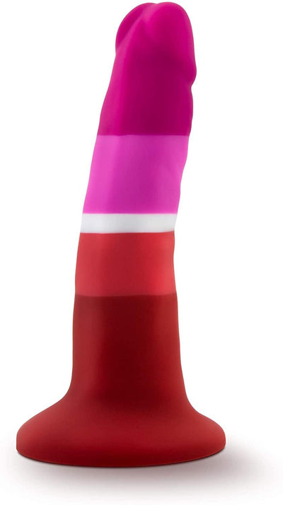 Avant Pride P3 Beauty Silicone Dildo With Suction Cup Base - 5.50 Inches | Blush - The Dildo Hub