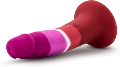 Avant Pride P3 Beauty Silicone Dildo With Suction Cup Base - 5.50 Inches | Blush - The Dildo Hub