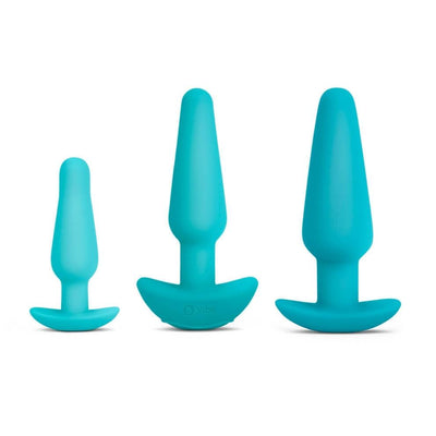 B-Vibe Anal Education Set-Teal - The Dildo Hub