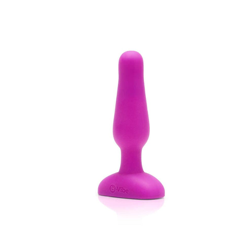 B-Vibe Novice Plug-Fuchsia - The Dildo Hub