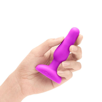 B-Vibe Novice Plug-Fuchsia - The Dildo Hub