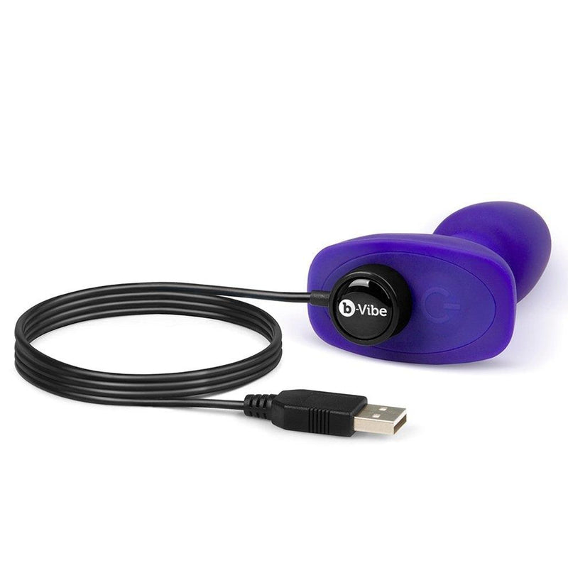 B-Vibe Rimming Plug Petite-Purple - The Dildo Hub