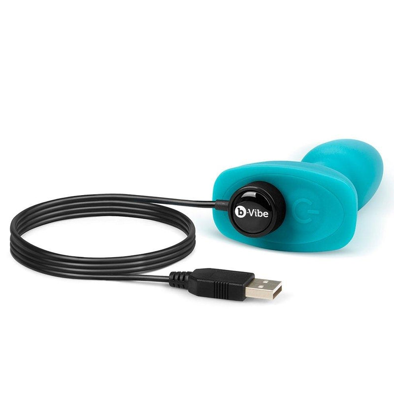 B-Vibe Rimming Plug Petite-Teal - The Dildo Hub