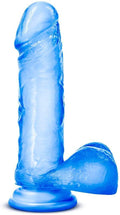 B Yours Sweet N Hard 2 Blue Realistic Dildo - 7.75 Inches | Blush