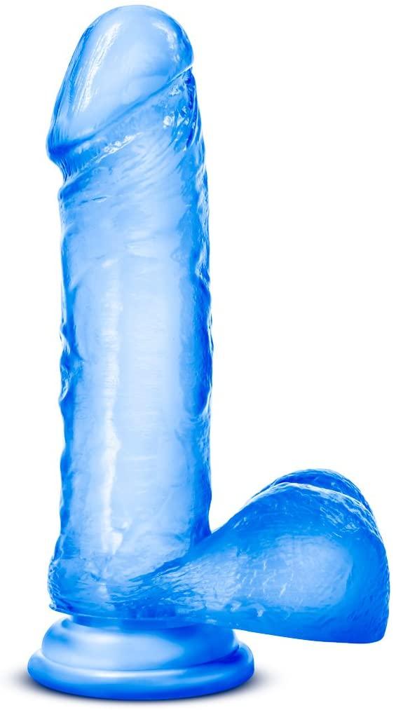 B Yours Sweet N Hard 2 Blue Realistic Dildo - 7.75 Inches | Blush - The Dildo Hub