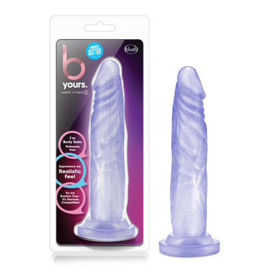 B Yours Sweet N Hard 5 Clear Realistic Dildo - 7.50 Inches | Blush - The Dildo Hub