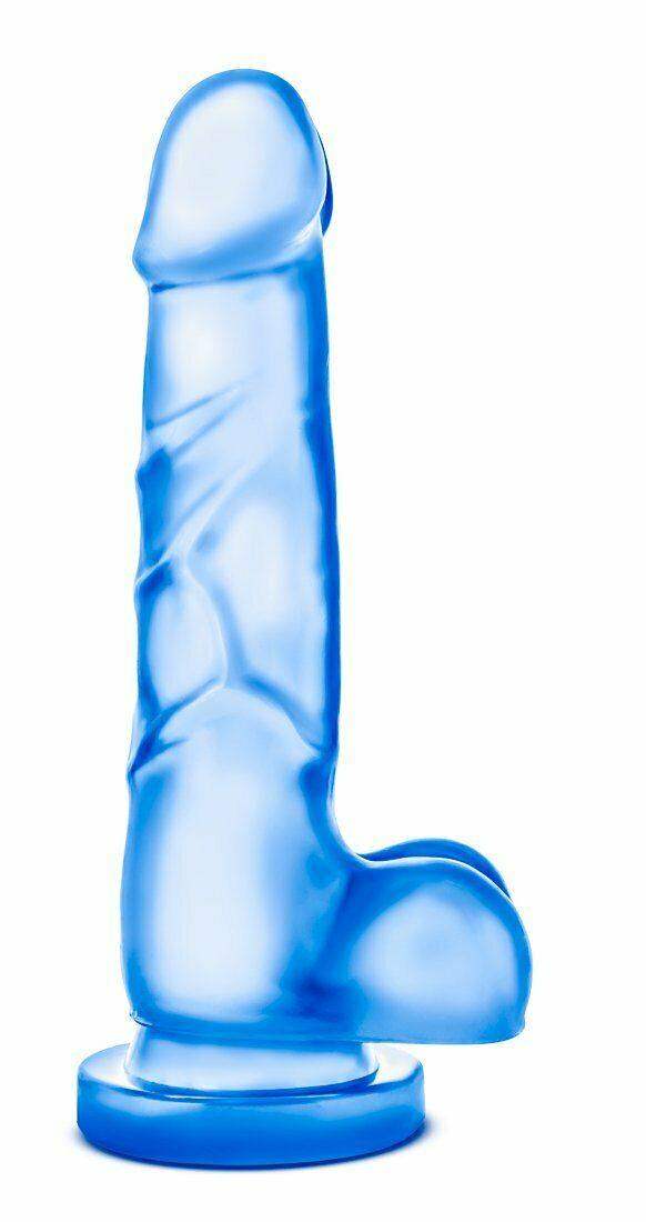 B Yours Sweet N Hard Blue Realistic Dildo - 7 Inches | Blush - The Dildo Hub