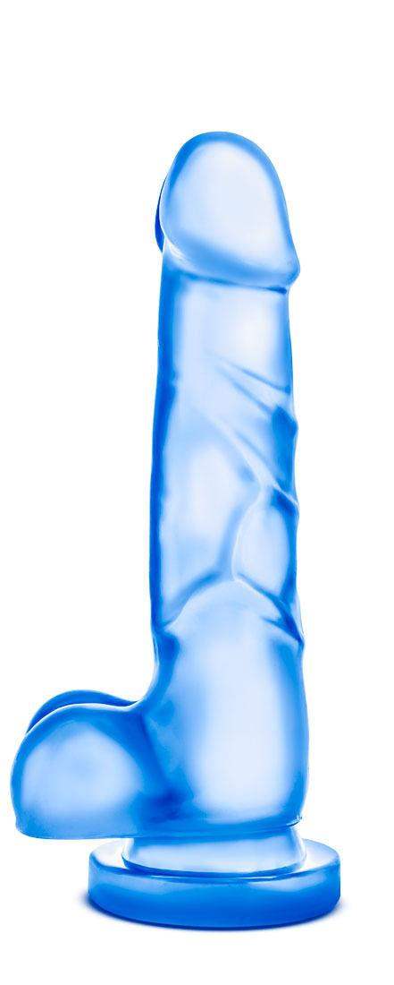B Yours Sweet N Hard Blue Realistic Dildo - 7 Inches | Blush - The Dildo Hub