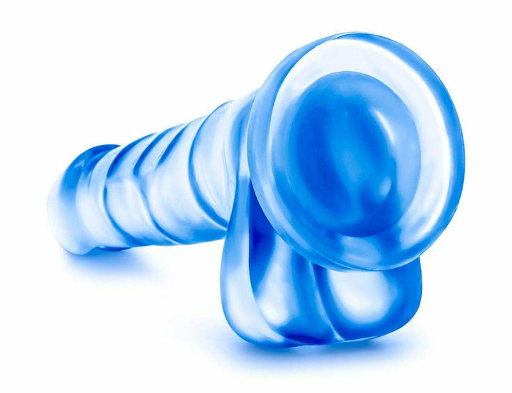 B Yours Sweet N Hard Blue Realistic Dildo - 7 Inches | Blush - The Dildo Hub