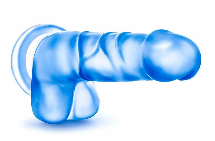 B Yours Sweet N Hard Blue Realistic Dildo - 7 Inches | Blush - The Dildo Hub