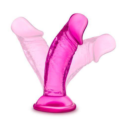 B Yours Sweet N Small Pink Realistic Dildo - 4 Inches | Blush - The Dildo Hub