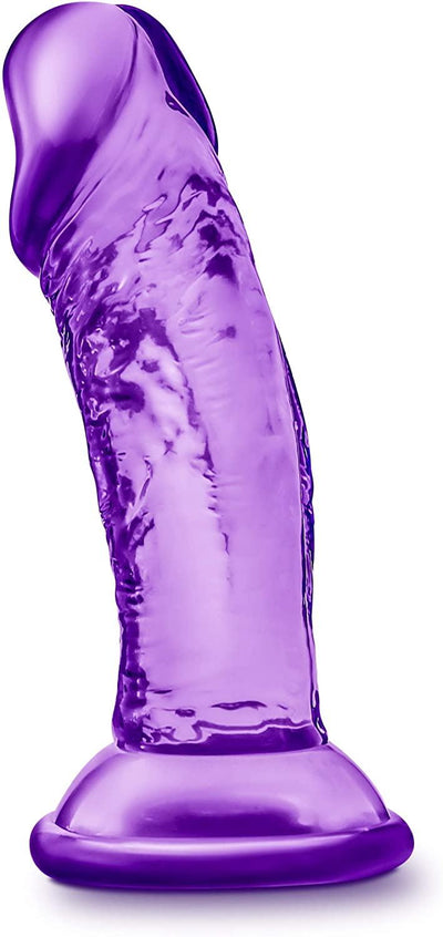 B Yours Sweet N Small Purple Realistic Dildo - 4 Inches | Blush - The Dildo Hub