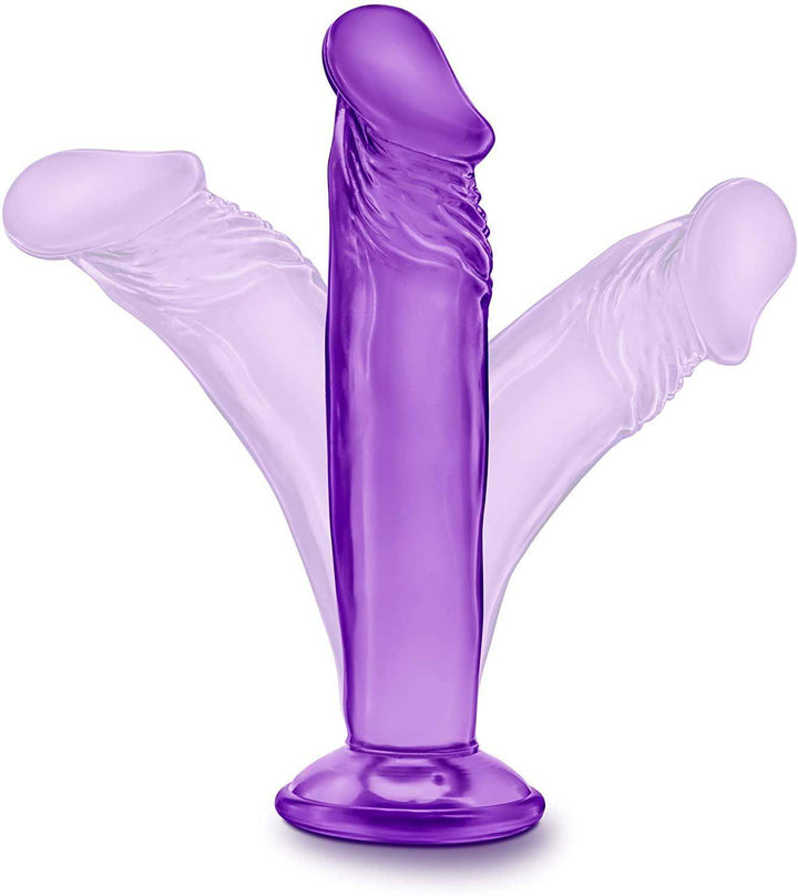 B Yours Sweet N Small Purple Realistic Dildo - 6 Inches | Blush - The Dildo Hub