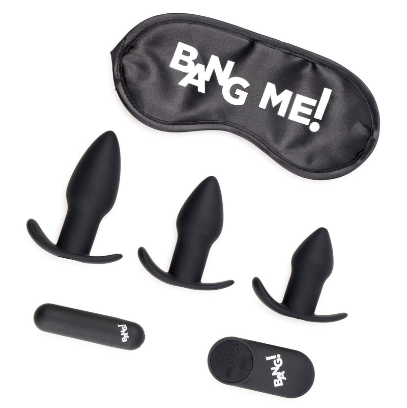 Backdoor Adventure Remote Control 3 Piece Butt Plug Vibe Kit - The Dildo Hub