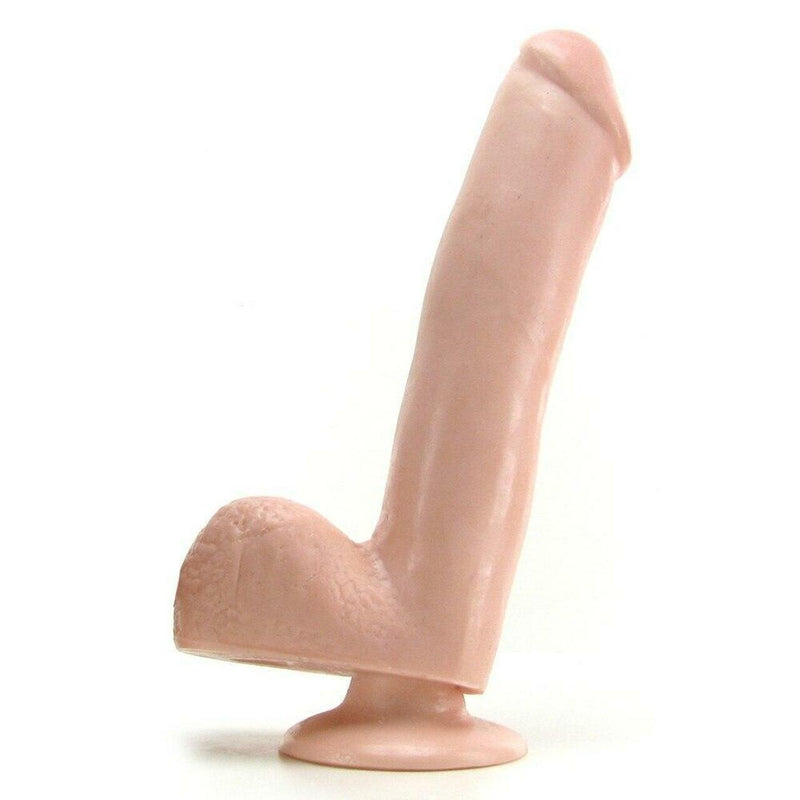 Basix Flesh Realistic Dildo With Suction Cup - 10 Inches | Pipedream - The Dildo Hub