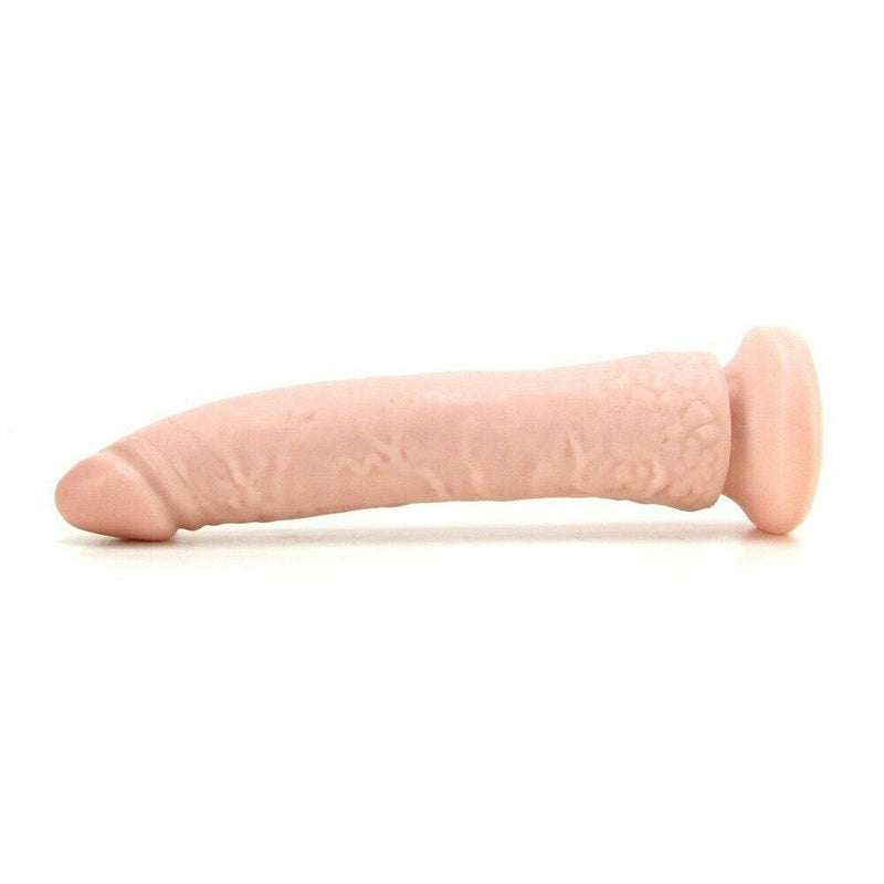 Basix Flesh Slim Realistic Dong With Suction Cup - 7 Inches | Pipedream - The Dildo Hub