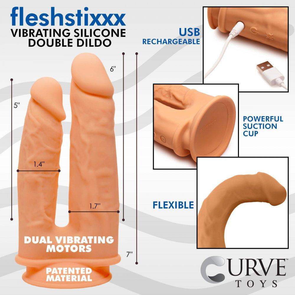 Big Shot Vibrating Remote Control Silicone Dildo with Balls - 7 Inch - The Dildo Hub
