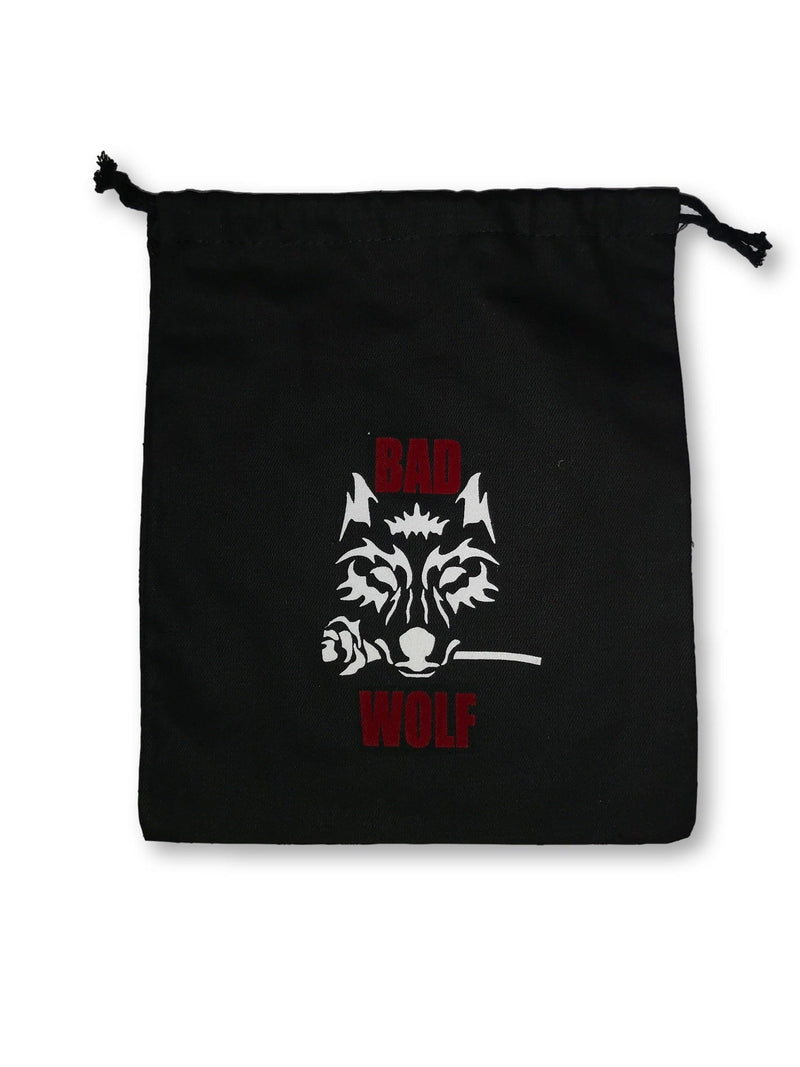 Black 100% Cotton Sex Toy Drawstring Bag | Bad Wolf® - The Dildo Hub