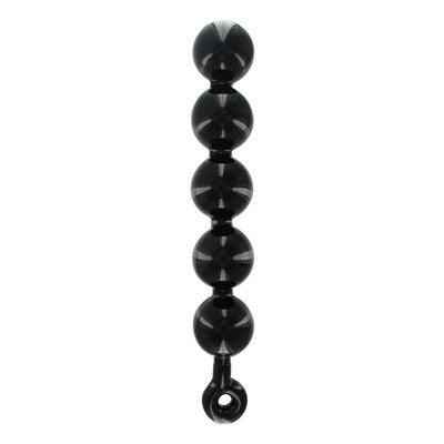 Black Baller Anal Beads - The Dildo Hub