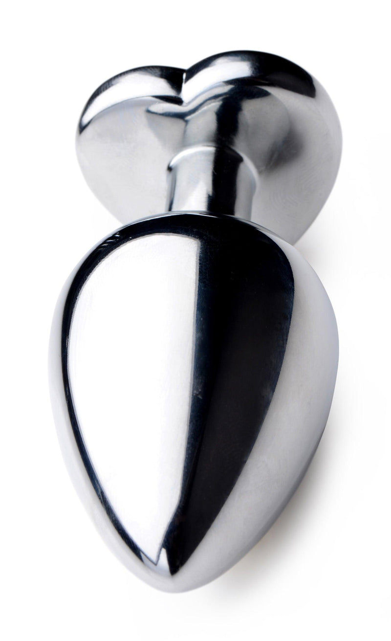 Black Heart Gem Anal Plug - Large - The Dildo Hub