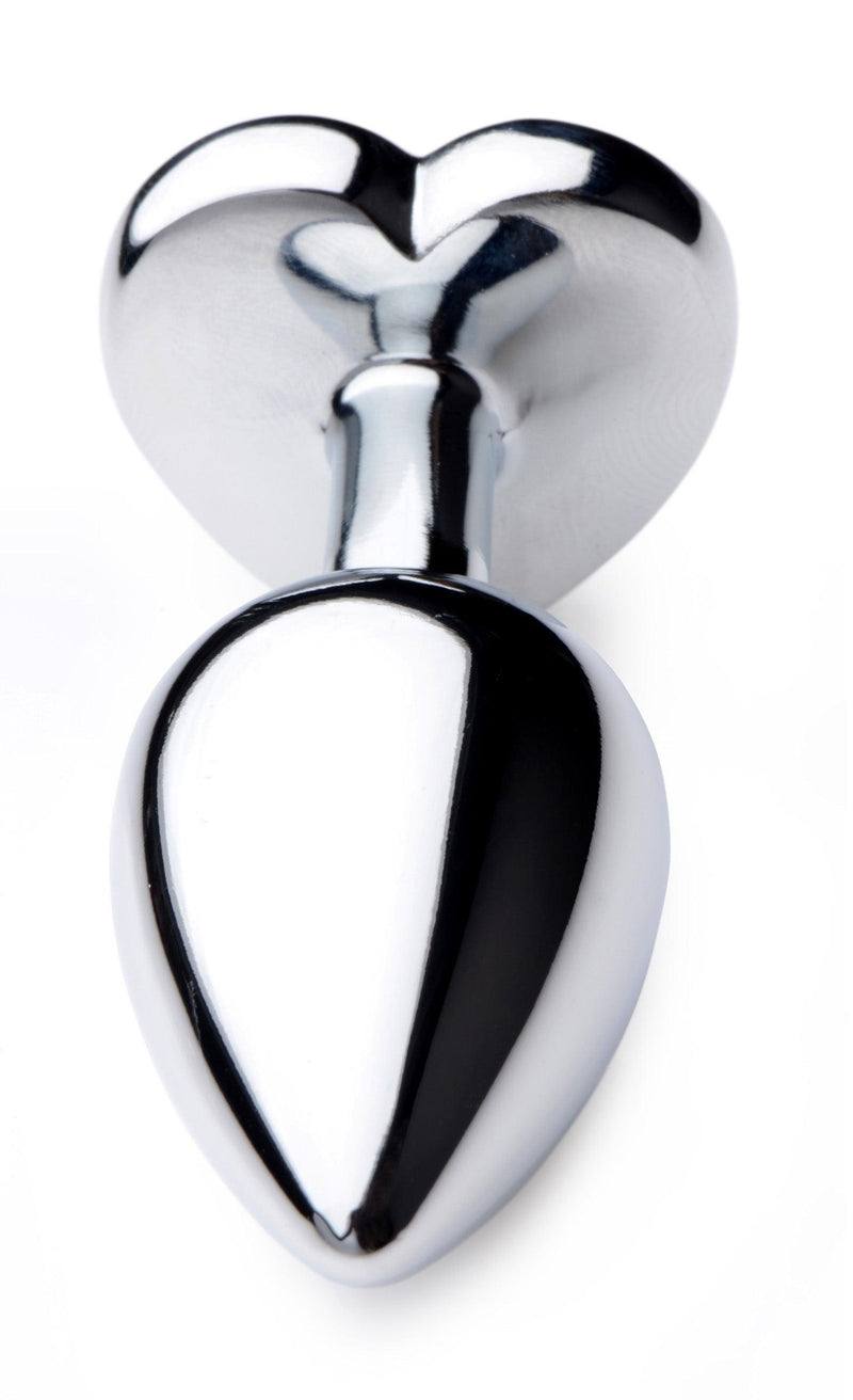 Black Heart Gem Anal Plug - Small - The Dildo Hub