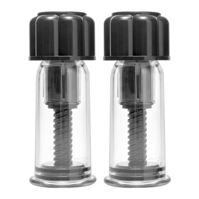 Black Maxxx Powerful Twist Nipple Suckers - The Dildo Hub