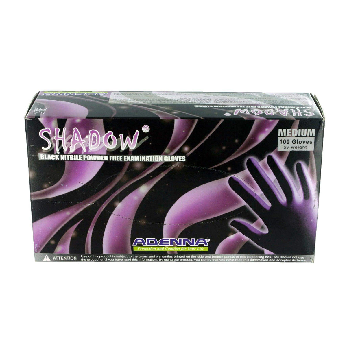 Black Nitrile Examination Gloves - - 100 count - The Dildo Hub