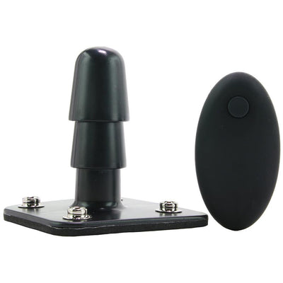 Black Vibrating Plug With Snaps & Wireless Remote Vac-U-Lock | Doc Johnson - The Dildo Hub