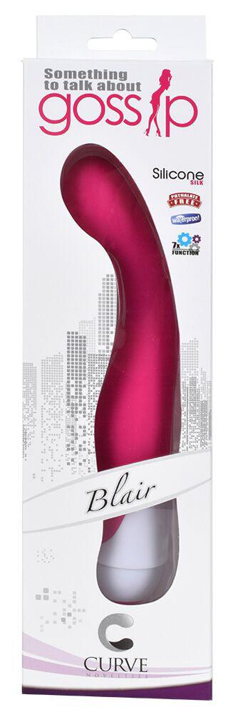 Blair 7 Speed Silicone G-Spot Vibrator- Pink - The Dildo Hub