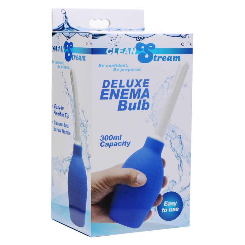 Blue Douche and Enema Flush Bulb - The Dildo Hub