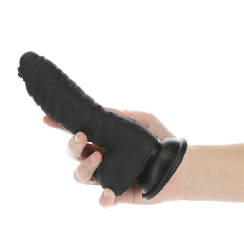 Addiction Ben Black Realistic Dildo With Balls - 7 Inches | BMS Factory