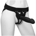 Body Extensions - Hollow Bulbed Strap-on 2-Piece Set - Black | Doc Johnson