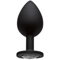 Booty Bling Silver Large Anal Plug | Doc Johnson