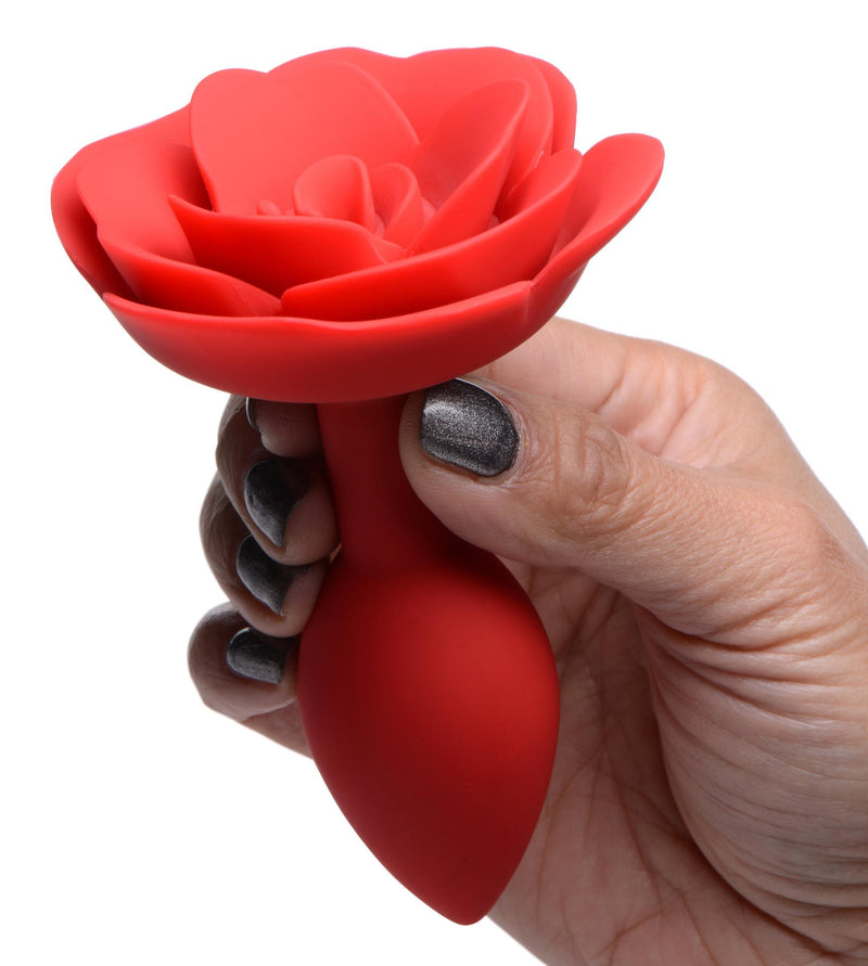 Booty Bloom Silicone Rose Anal Plug - Medium - The Dildo Hub