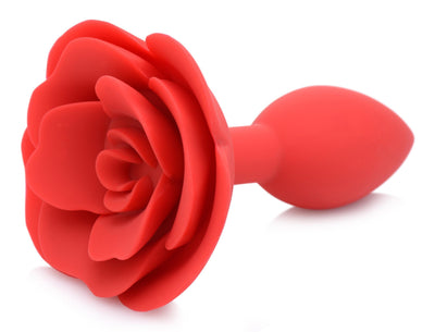 Booty Bloom Silicone Rose Anal Plug - Medium - The Dildo Hub