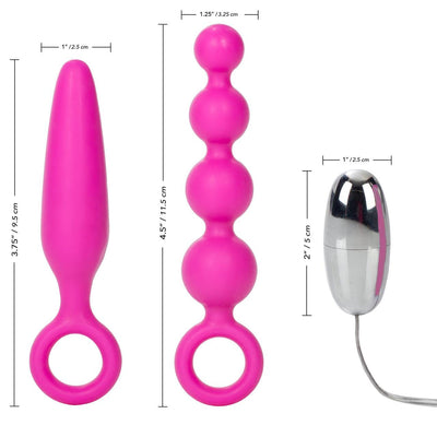 Booty Call Booty Vibro Kits - Pink | CalExotics - The Dildo Hub