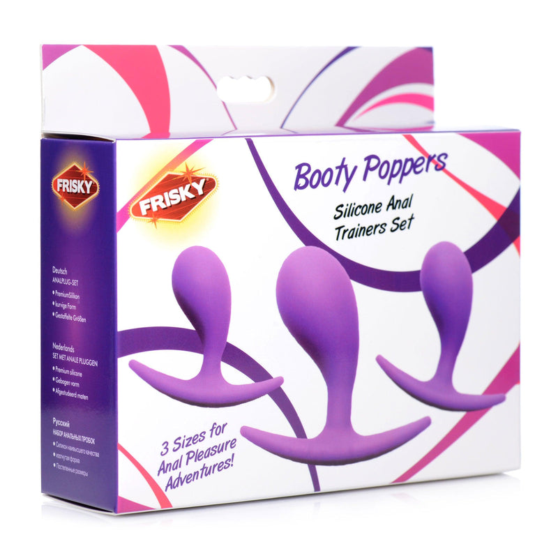 Booty Poppers Silicone Anal Trainer Set - The Dildo Hub