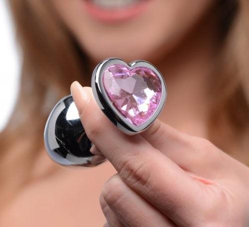 Booty Sparks Pink Heart Gem Anal Plug Set - The Dildo Hub