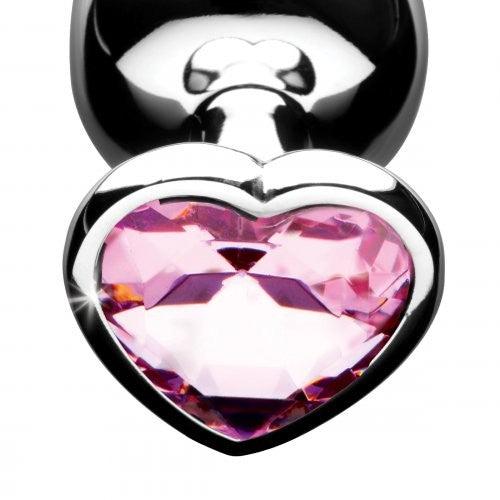 Booty Sparks Pink Heart Gem Anal Plug Set - The Dildo Hub