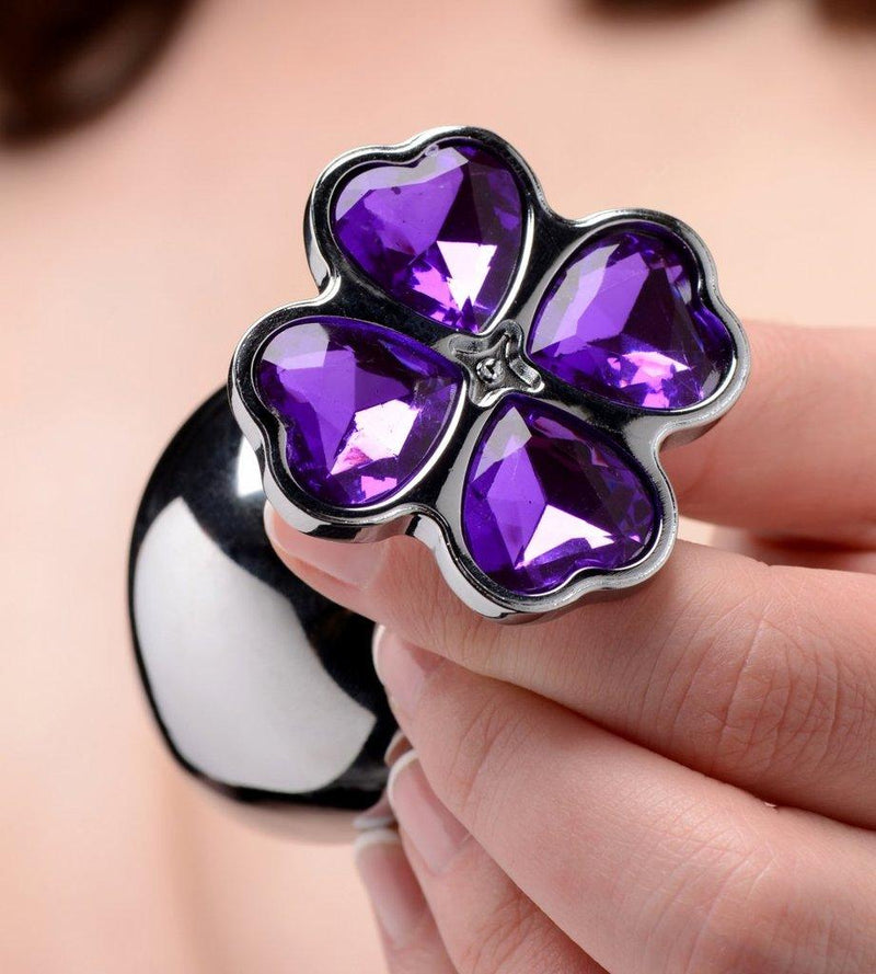 Booty Sparks Violet Flower Gem Anal Plug Set - The Dildo Hub