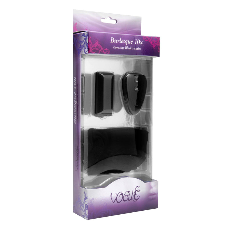 Burlesque 10 Mode Vibrating Panties with Remote - The Dildo Hub